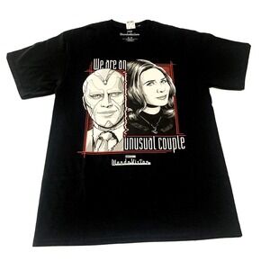 Marvel Studios Wanda Vision T-Shirt We are an usual couple Size Medium NWT
